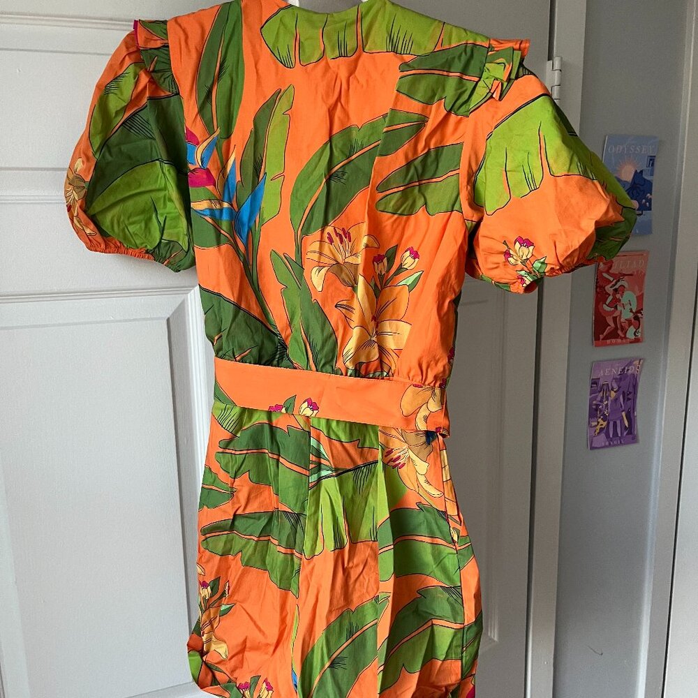 FARM Rio Orange Macaws Romper - Picture 3 of 4